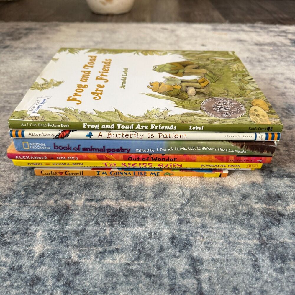 Frog Toad Poetry Picture Book Lot of 7 Education Classroom Homeschool Teacher